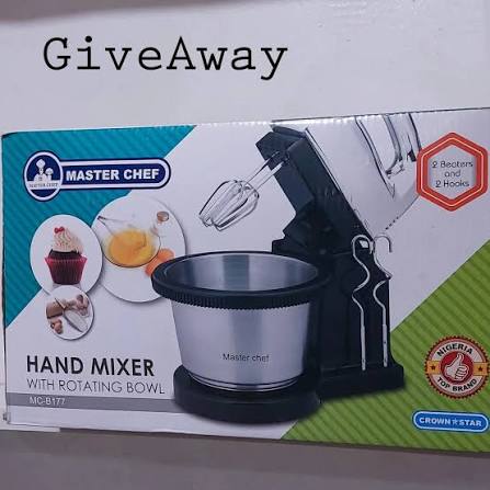 MASTERCHEF/CRWON STAR HAND MIXER MC -HM163 ASS